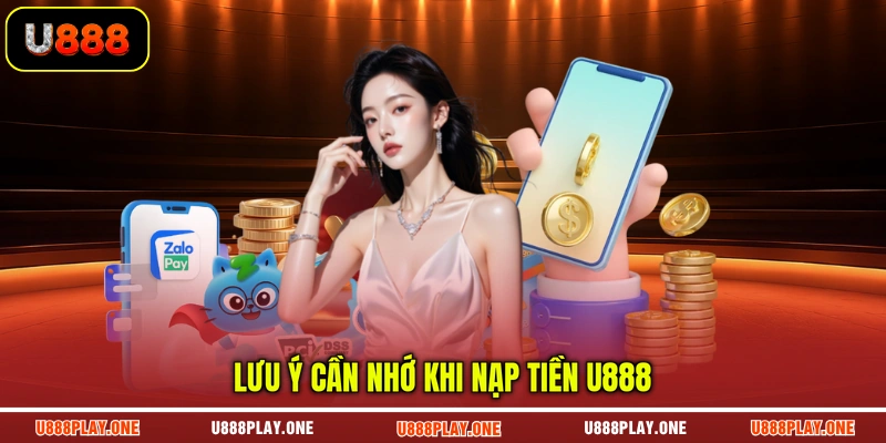 Lưu ý cần nhớ khi nạp tiền U888