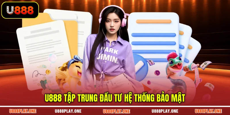 U888 tập trung đầu tư hệ thống bảo mật
